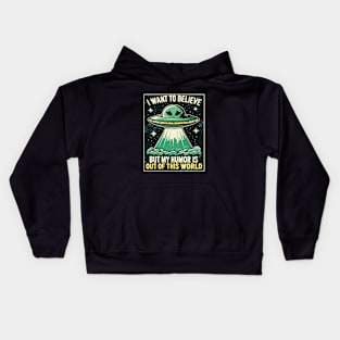 I want to Believe - Alien Kids Hoodie